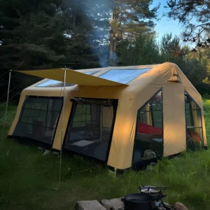 Factory Customization Easy Setup Waterproof Outdoor Inflatable Camping Tent for Trips With Living Room