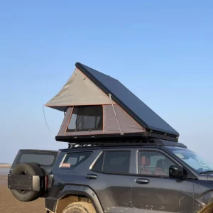 Factory Customization Oxford Windproof Four-Season Camping Outdoor SUV Rooftop Tent Ladder Quick Setup Waterproof Double