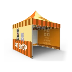 Factory Customized 3 x 3 m Trade Show Tent, Pop-Up Gazebo Canopy, 300D/600D Oxford, Waterproof, Windproof, UV