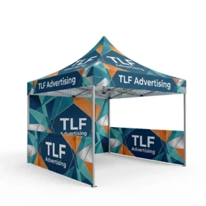 Factory Customized Logo Printed Folding Event Tent 10x10ft Full-Color Aluminum Advertising Trade Show Tent