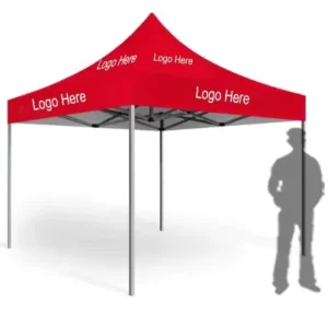 Factory Direct 10X10 Aluminum Folding Canopy Tent Custom Printed Pop-up for Indoor Use