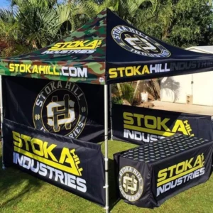 Factory Direct 10×10 ft Portable Pop-Up Trade Show Tent, Waterproof