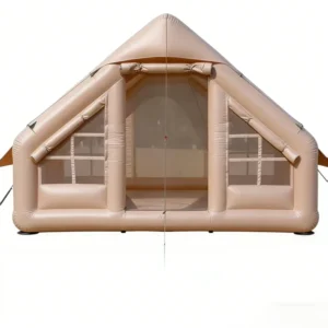 Factory Direct 6.3 ㎡ One Bedroom Inflatable Tent 420D Oxford Durable Airtight Large Outdoor Family Tent for Camping Travel Beach