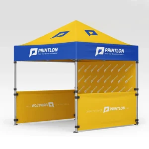 Factory Direct Customized Waterproof Outdoor Advertising Gazebo Tent for Trade Shows with Promotional Flags and Banners