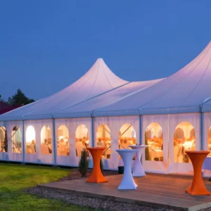 Factory Direct Mixed Party Tent Event Wedding Marquee Party Tent High Top Hat Trade Show Tent