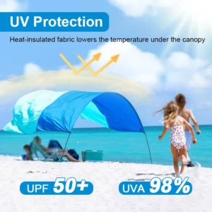 Factory Direct Nylon Fabric Waterproof Beach Camping Canopy Rain Fly Tarp Tent