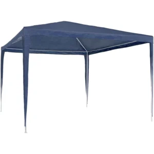 Factory Direct Outdoor 3×3 Waterproof UV-Resistant PE Canopy Party Pavilion with Heavy-Duty Tubes Garden Gazebo