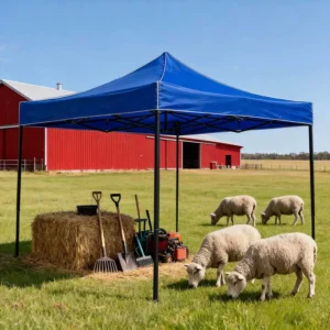 Factory Direct Outdoor Advertising Marquee Automatic Steel Pop-up Tent for Indoor/Outdoor Events 10×10 Oxford Fabric