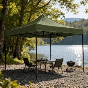 Factory Direct Outdoor Advertising Marquee Steel Automatic Pop-Up Tent for Indoor/Outdoor Events, 10×10, Oxford Fabric
