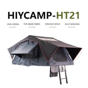 Factory Direct Outdoor Truck Soft Car Lightweight Oxford Fabric Roof Top Tent Four Season with Accessories