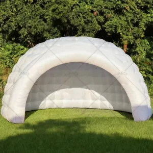 Factory Direct Portable Oxford Double-Layer UV-Protective Waterproof Inflatable Igloo Dome Tent for Camping, Exhibitions, and Parties