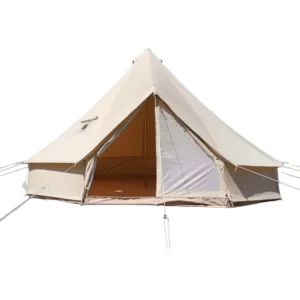Factory Direct Sale 3M 4M 5M 6M 7.5M Waterproof Canvas Bell Tent With Stove For Outdoors
