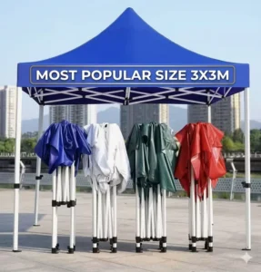 Factory Direct Sale 3x3m 10x10ft Pop up Gazebo Heavy-Duty Outdoor Advertising Waterproof Canopy Tent Carpa Toldo for Events