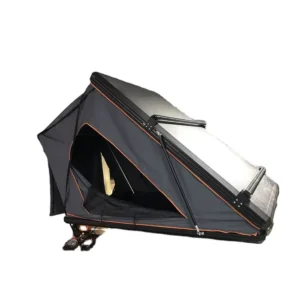 Factory Direct Sale Camping Triangle Aluminum Hard Shell Rooftop Tent CarTent