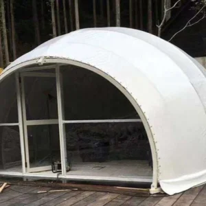Factory Direct Sale Luxury Glamping Tent Shell Shape Hotel Tent Suitable for Outdoor