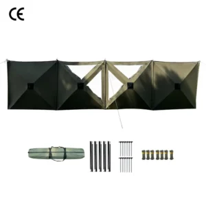 Factory Direct Sale Portable Outdoor Windproof Windshield Windbreaker for Camping Windscreen Tent Accessory in Stock