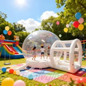 Factory Direct Sale Waterproof and Durable PVC Transparent Inflatable Bubble Tent for Children’s Outdoor Bouncing Party