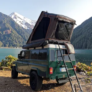 Factory Direct Sales 2 Person Compact Lightweight Aluminum Alloy Oxford Double Layer Car Roof Tent 3000mm Waterproof Four Season