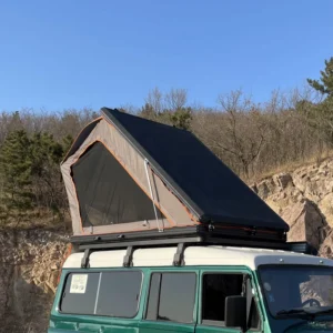 Factory Direct Sales 2 Person Rooftop Tent Compact Lightweight SUV Truck Roof Tent Oxford Four-Season Waterproof Quick Automatic
