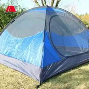 Factory Direct Sales Outdoor Tent Ultra-light Single Double-layer Glass Pole Rainproof Camping Tent