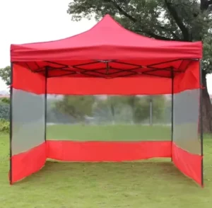 Factory Direct Striped Frame Welded 3*3m Outdoor Camping Market Tent