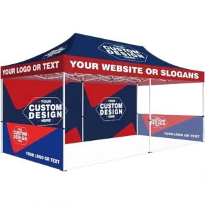 Factory Direct Style Custom UV Protected 600D Oxford Fabric Expo Canopy Display Tent for Indoor Trade Shows