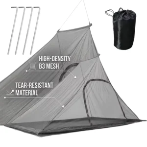 Factory Direct Ultralight Single-Layer Mesh Camping Tent, Extended Type