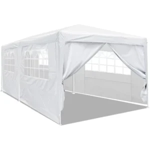 Factory Directly Supply 3*6m Canopy Gazebo Party Banquet Sun Rain Protection Barbecue Outdoor Tents Steel