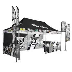 Heavy Duty 10×20 Waterproof Trade Show Tent with Easy Setup Foldable Design Pop up Steel Frame Model Canopy Events Exhibitions