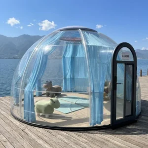 Factory Glamping Outdoor Waterproof Assembled PC Dome Tent Igloo House