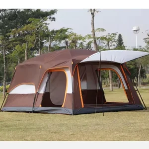 Factory Glamping Tent Outdoor Waterproof 2 Bedrooms 1 Living Room Tent 6 8 10 Persons Camping Tent