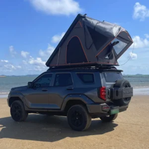 Factory Hard Shell Aluminum Rooftop Tent, Waterproof, 3-4 Person, Outdoor Camping