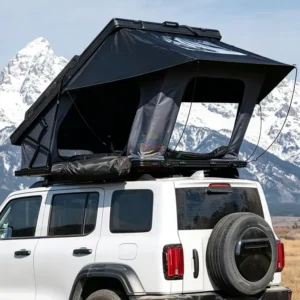 Factory Hard Shell Rooftop Tent with Ladder, Easy Setup, All-Season, Customizable