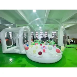 Factory Inflatable Bubble House Transparent Snowflake Tent 5x3x3M PVC Material