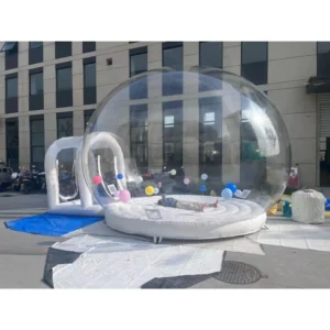 Factory Inflatable Snowflake Bubble House Transparent Tent