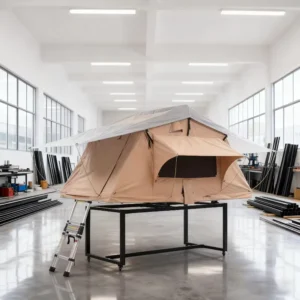 Factory New Model Double-layer Straight-bracing Four-season Waterproof Windproof Soft Car Roof Tent