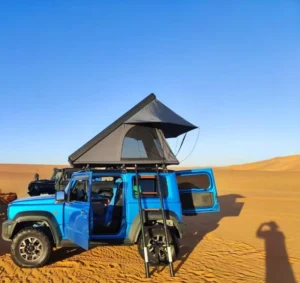 Factory OEM Lightweight Aluminum Hard Shell Rooftop Tent for Car Camping