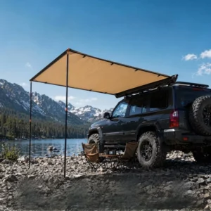 Factory Outdoor Car Camping Tents Foldable 4×4 Car Tent Side Awning Tarp Oxford Four Season Waterproof Quick Automatic Opening