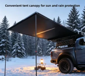 Factory Pickup Side Awning Waterproof Oxford Cloth Car Camping Tent Sun Shade for Overland Self-driving Tour Custom