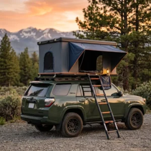 Factory Price Aluminum Alloy Vertical Lift Rooftop Tent Quick Pop Up for SUV Camping