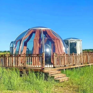 Factory Price Dome Shape Tent for Glamping for Lodge Resort Architecture Design Outdoor Use