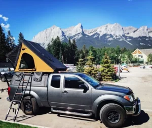 Factory Price Lightweight Slimline Aluminum Hard Shell Rooftop Tent for Car Camping