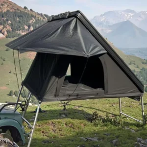 Factory Price Rooftop Tent Lightweight Aluminum Alloy Triangular Hard Shell Waterproof Portable Camping Outdoor Four season One