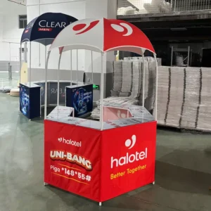 Factory Price Small Promotional Table Dome Tent Advertising Kiosk Gazebo Marquee Canopy for Outdoor Promotion Events Exhibition