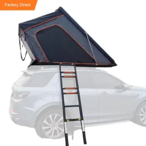 Factory Price Triangle Light Weight Hard Shell Roof Top Tent for Car Rooftop Tent Triangular Aluminum Camping Car Roof Tent