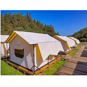 Factory Sale Luxury Roof Glamping Pvc Eco Geodesic Dome Hotel Bathroom Glamping luxury tent for Glamping
