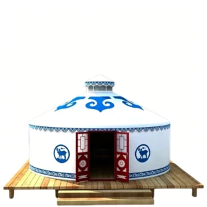 Factory Steel Frame Mongolian Yurt Tent Thickened Windproof Design Outdoor Camping