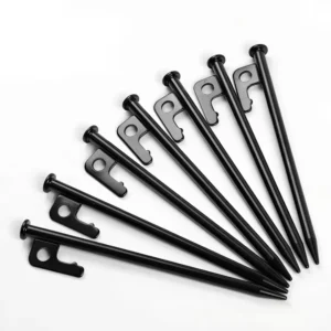 Factory Strengthened Carbon Steel Forged Steel Anchor Bolts Perfect Tent Stakes for Anchoring Tents Canopies Tarps