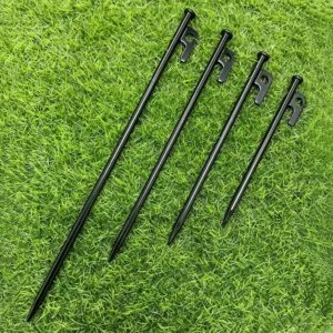 Factory Strengthened Carbon Steel Ground Nails Stake Tent Pegs Outdoor Camping Accessories