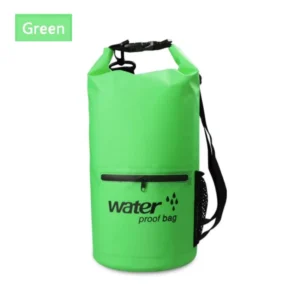 Factory Supplier Hiking Climbing Accessories PVC Waterproof Dry Bag Zipper Mesh Pouch for Hiking Swimming Camping Kayaking